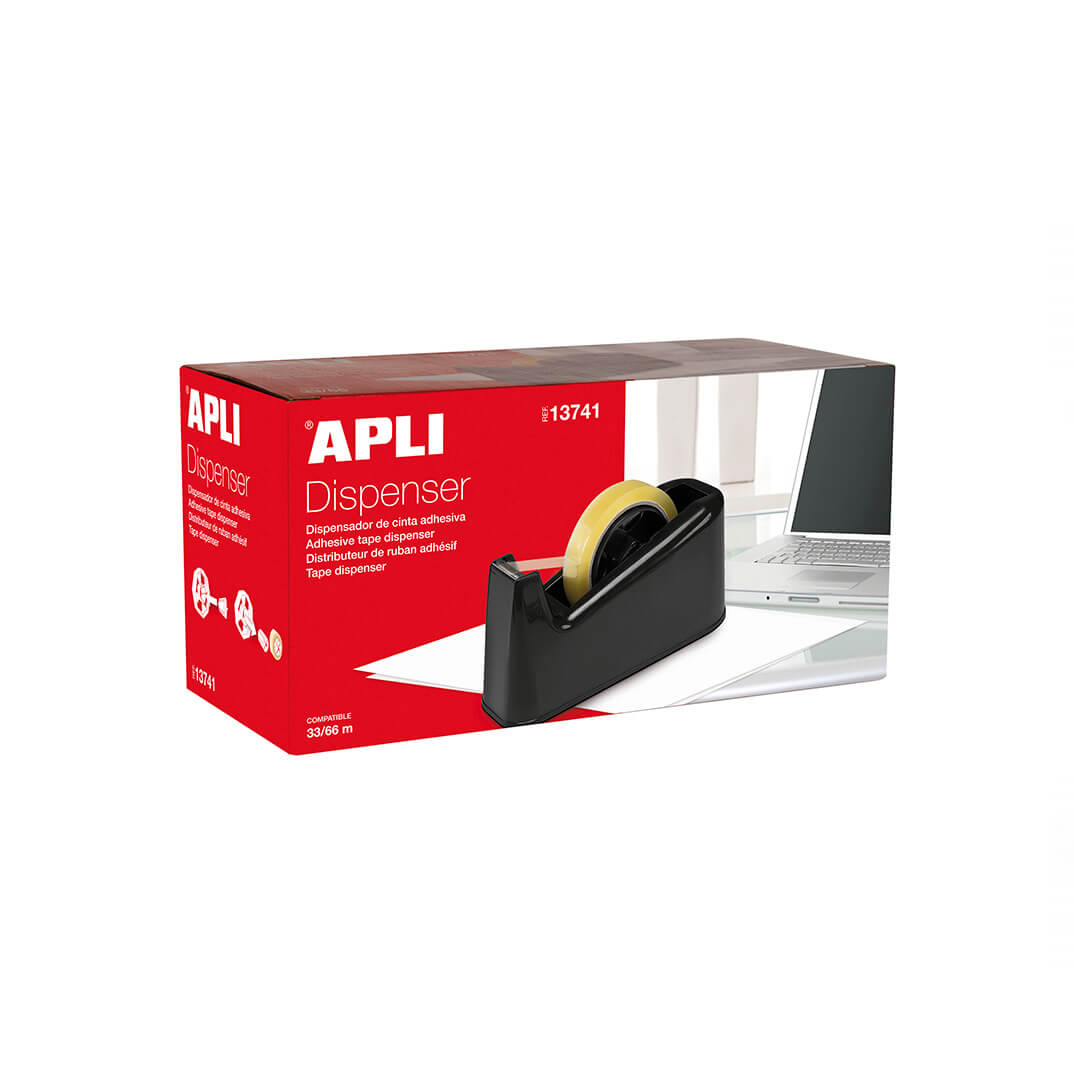 Porta-rotlles Apli cinta negre 33/66 metres