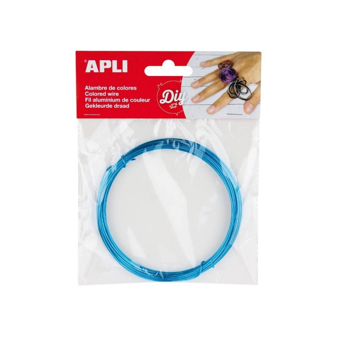 Alambre azul Apli 1,5 mm x 5 m