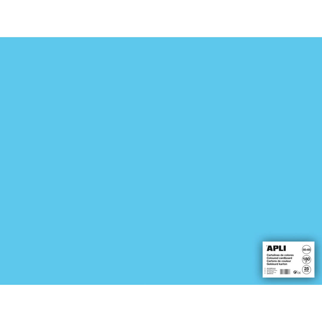 Cartolina 50x65 170g blau clar (pack 25)