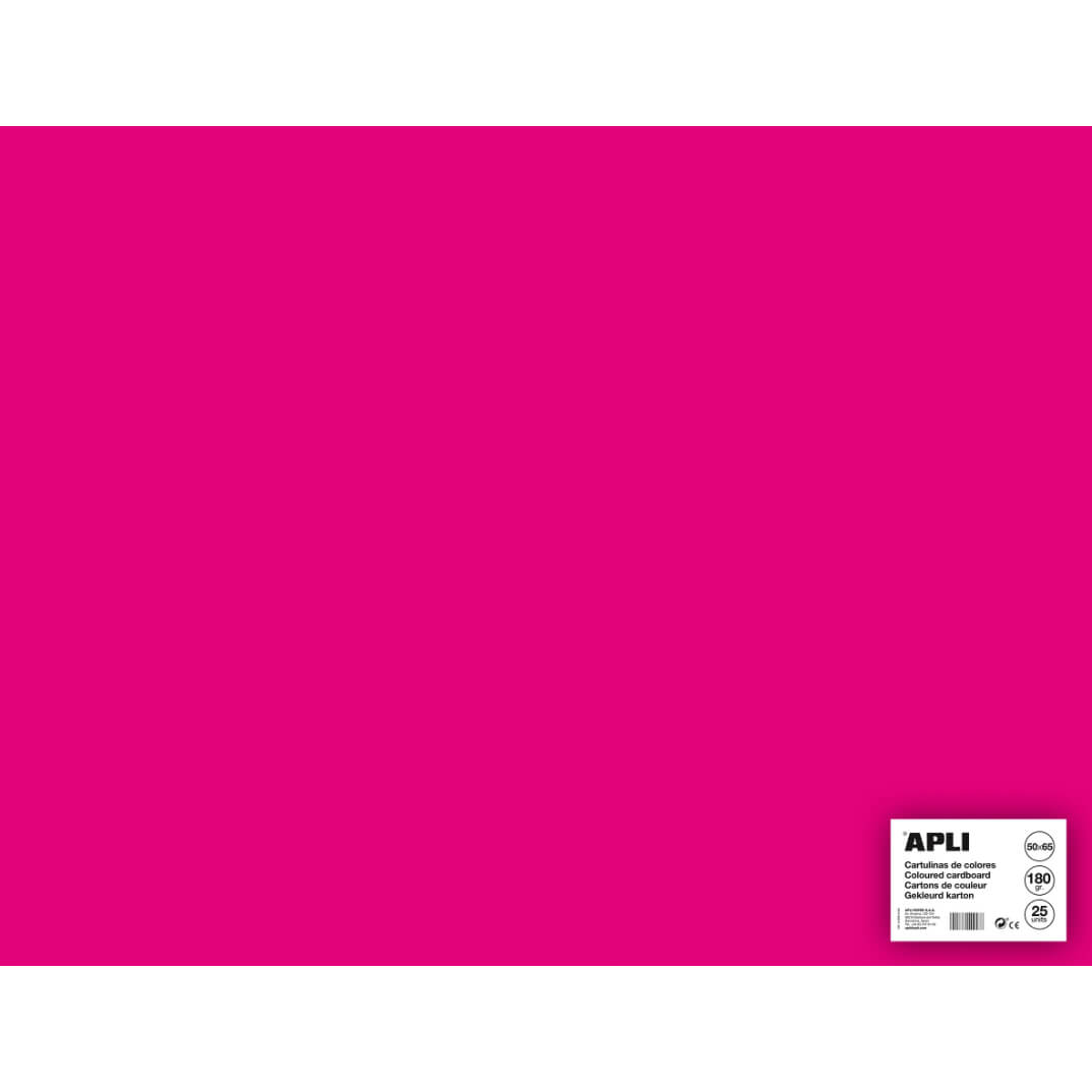 Cartolina 50x65 170g fucsia (pack 25)