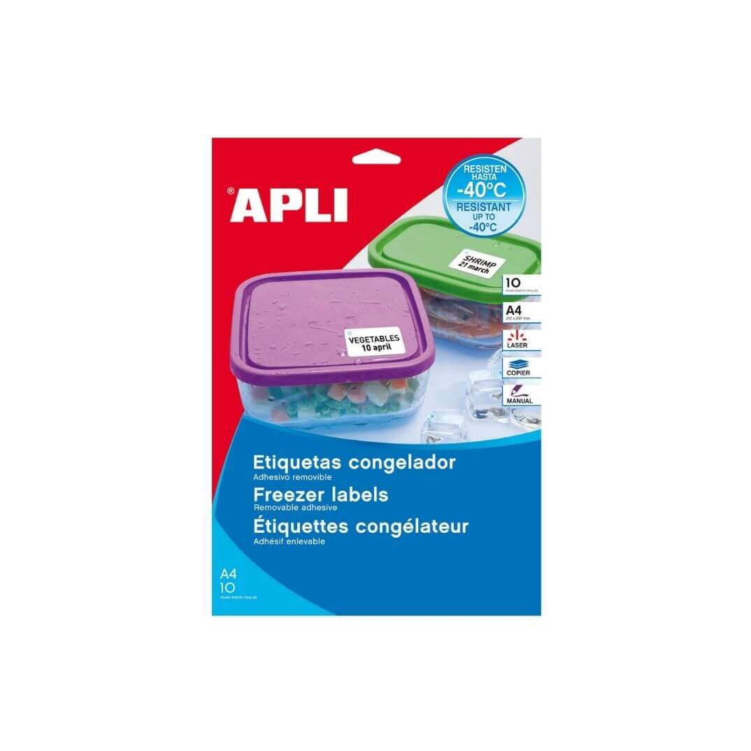 Etiquetes Apli removibles congelador 38,1 x 21,2mm
