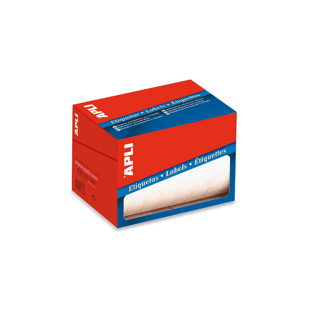 Rotlle etiquetes adhesives Apli 8x20mm