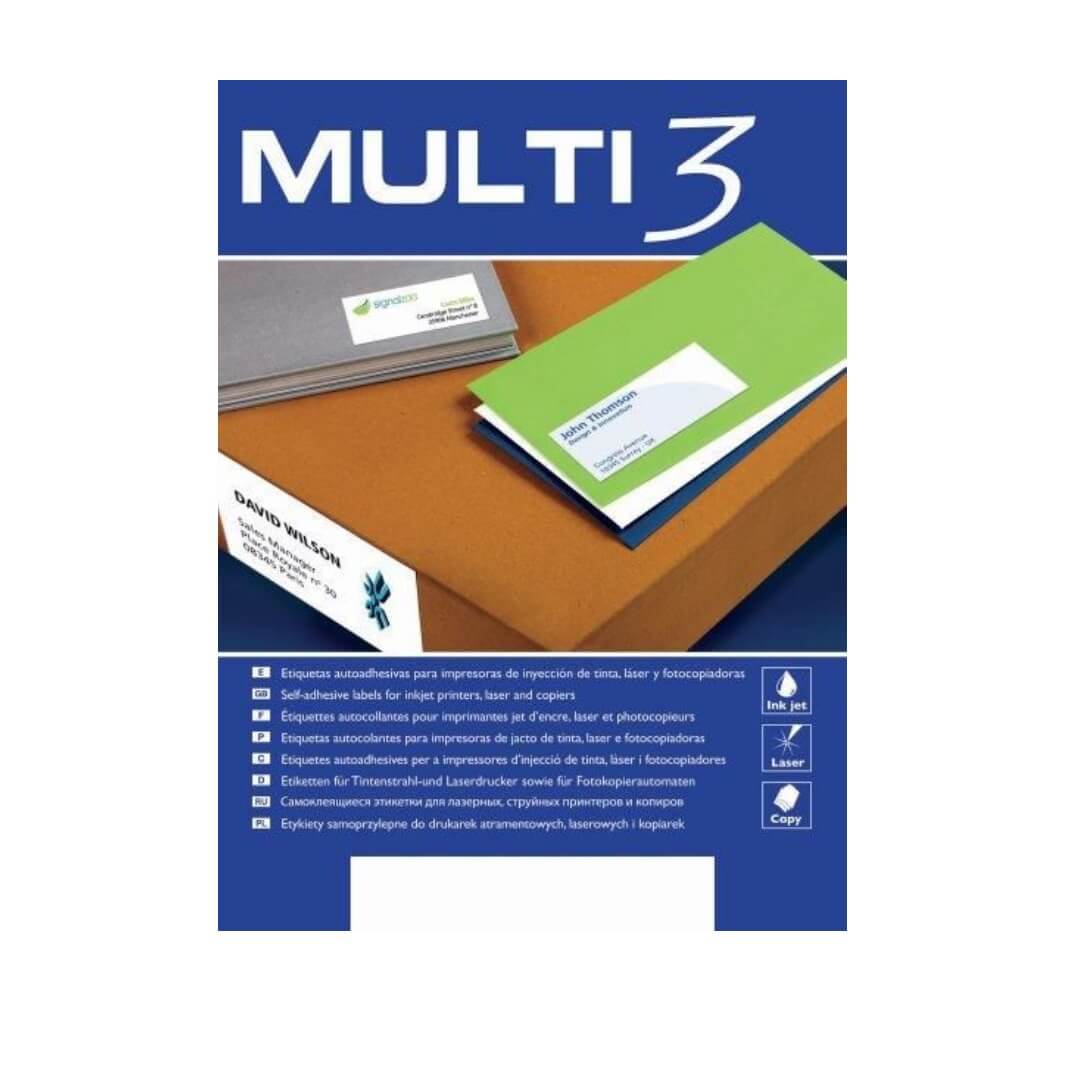 Caja etiquetas Multi3  64.6x33,8 100h