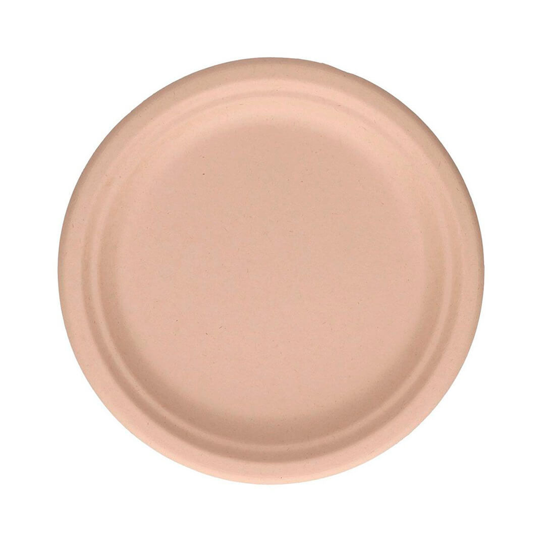 Paquete de 50 platos compostables 17cm