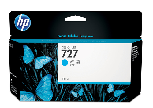HP cartucho DesignJet nº 727 cian 130ml