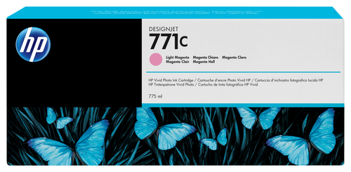 Cartucho de tinta original HP 771C magenta claro
