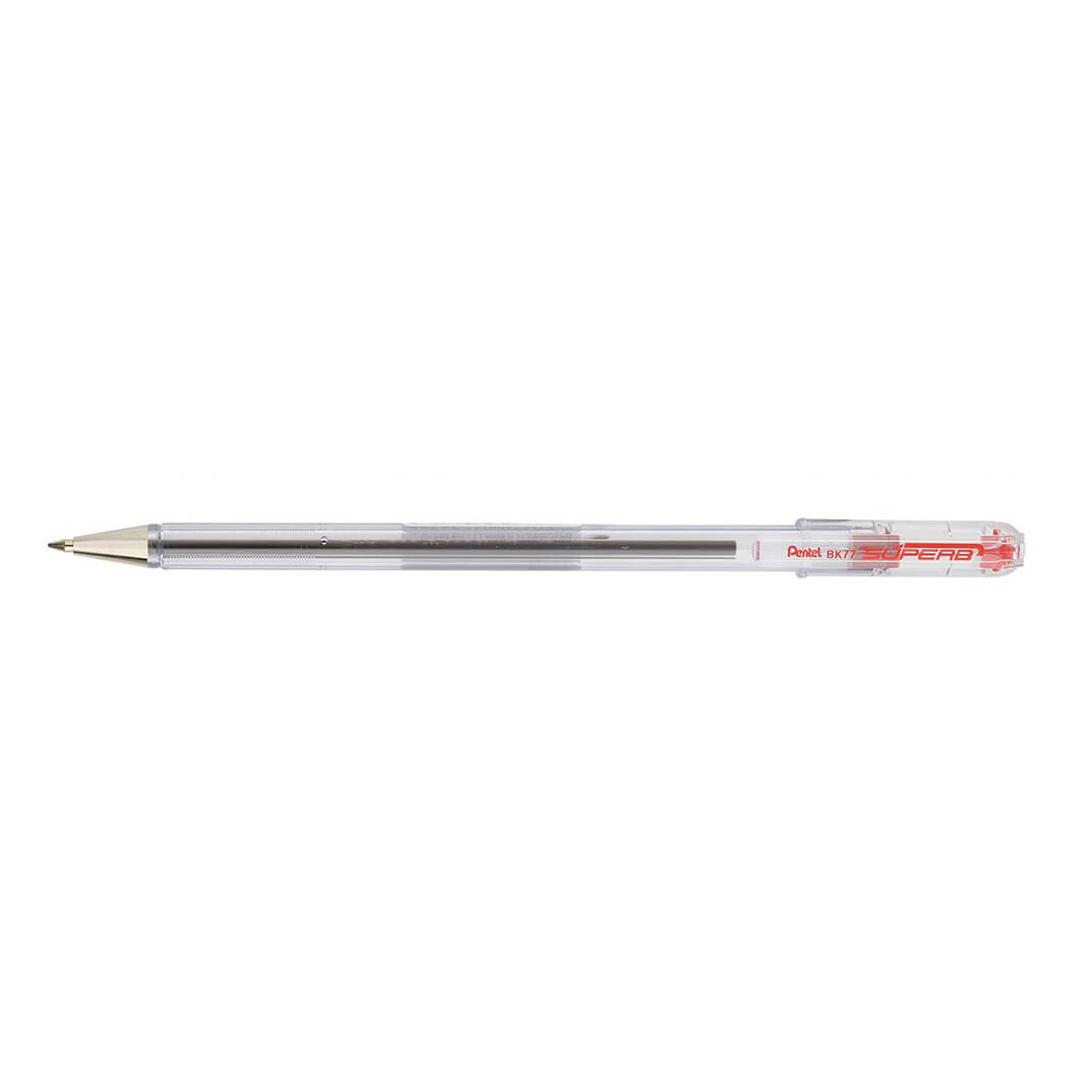 Bolígrafo Pentel punta fina rojo