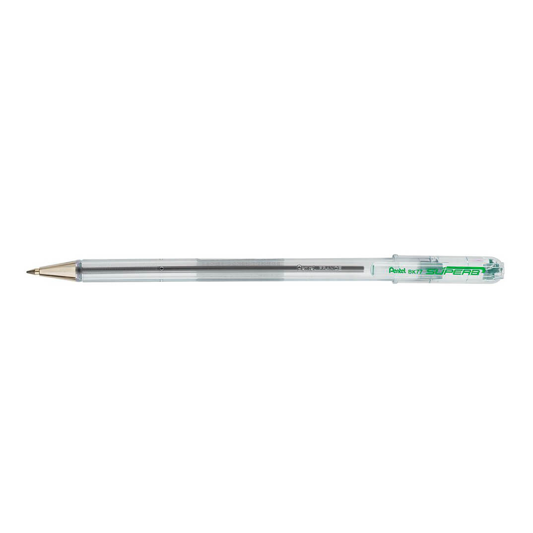 Bolígrafo Pentel punta fina verde