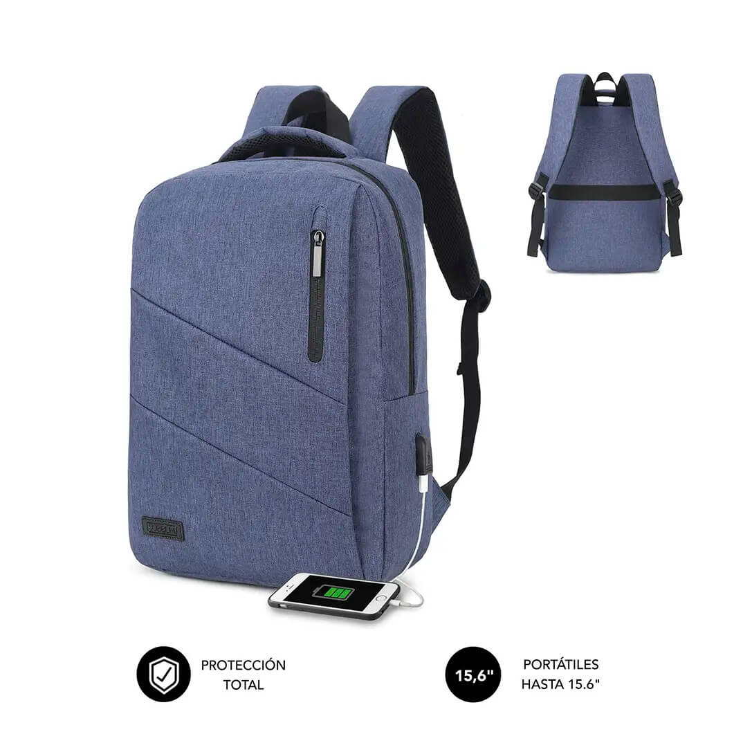 Mochila Subblim City Backpack 15.6" azul