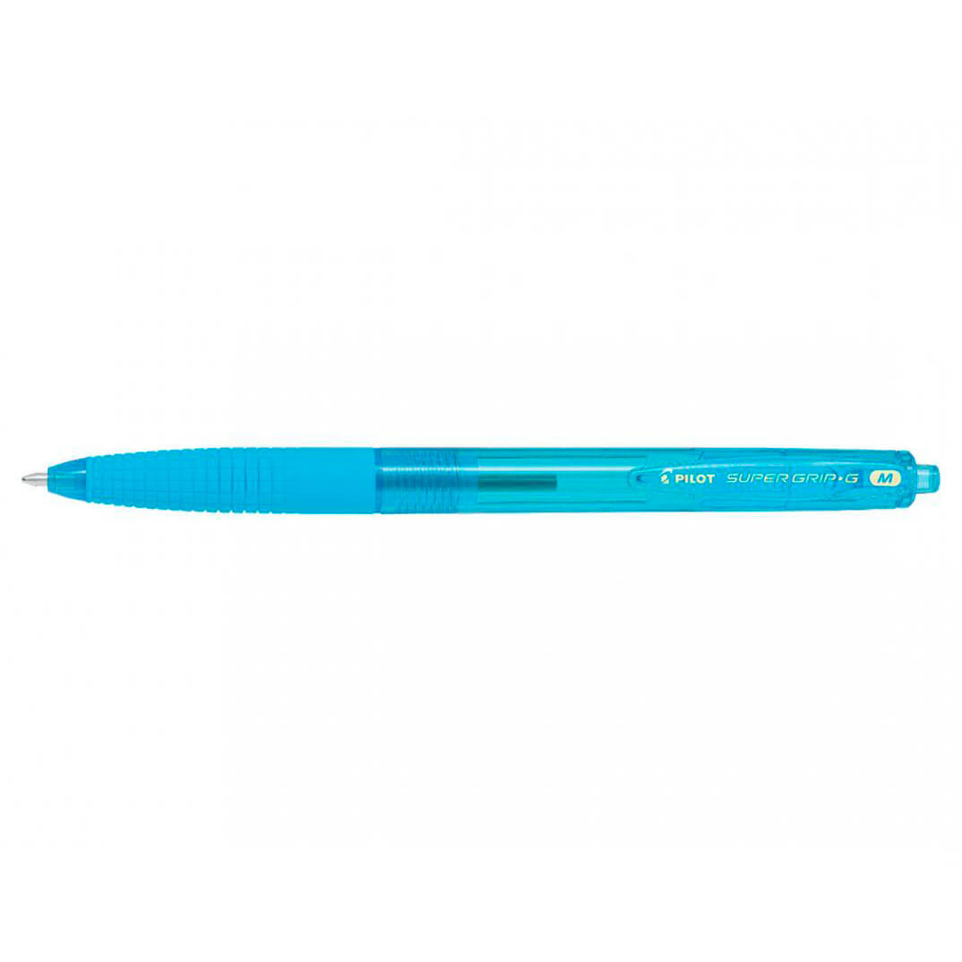 Bolígrafo Pilot SUPERGRIP-G azul claro