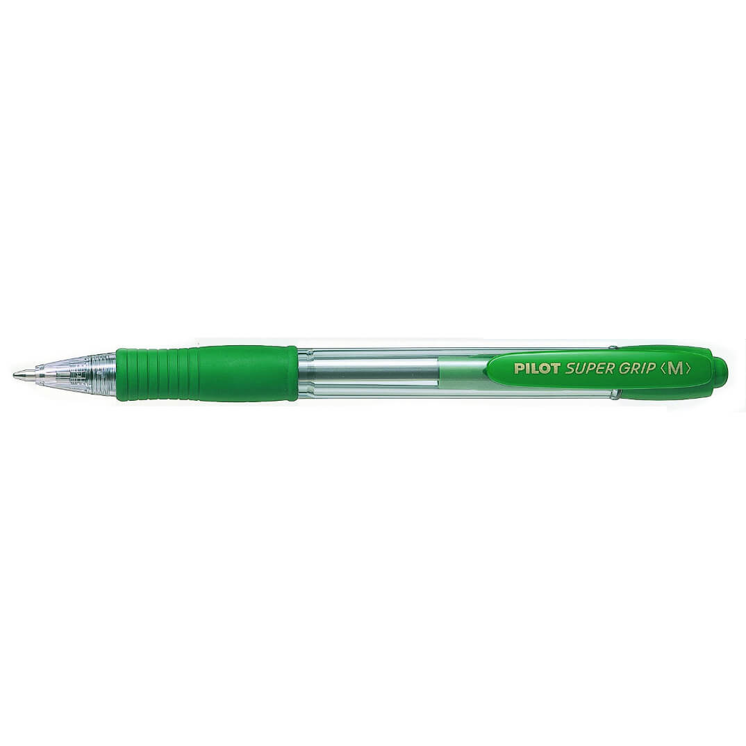 Bolígrafo Pilot Super Grip verde
