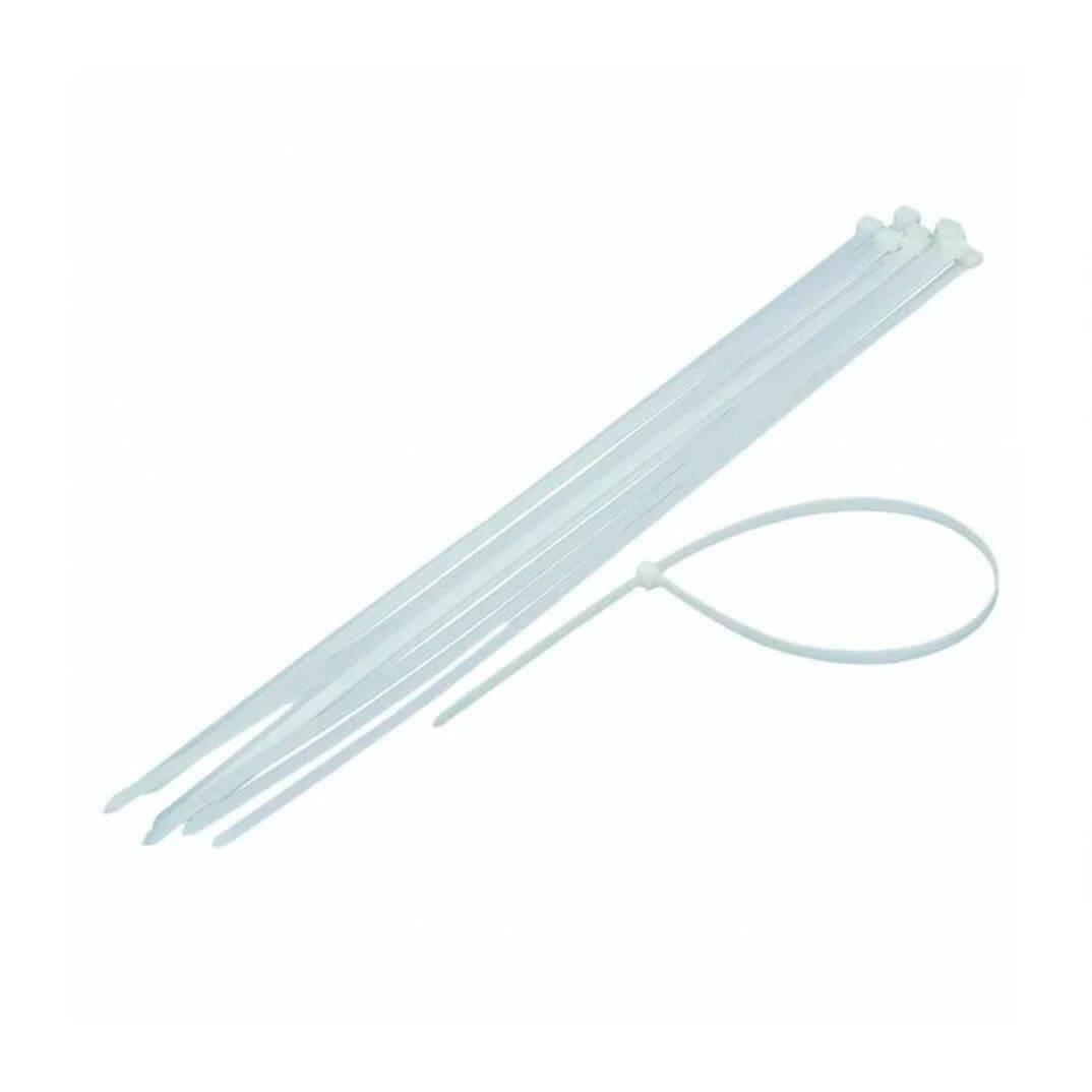 Bridas de nylon blanca 150x2.5mm (100u)