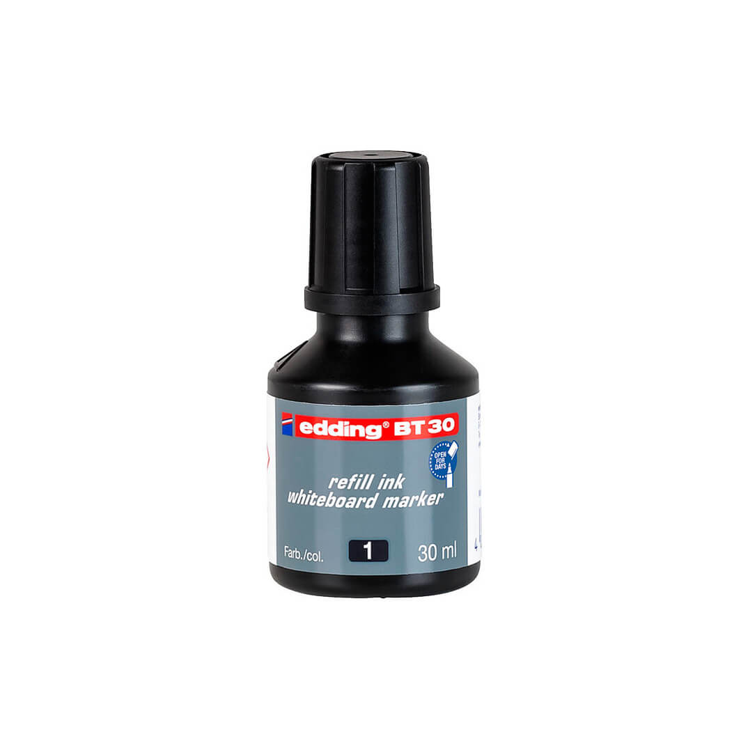 Tinta para rellenar marcador pizarra edding negro