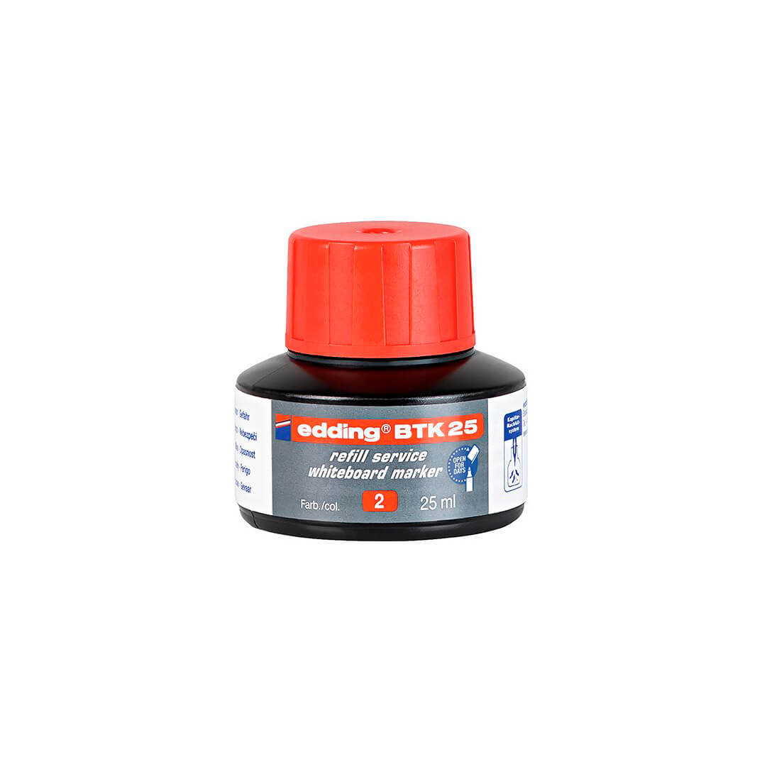 Recarrega tinta edding 660 whiteboard mark vermell