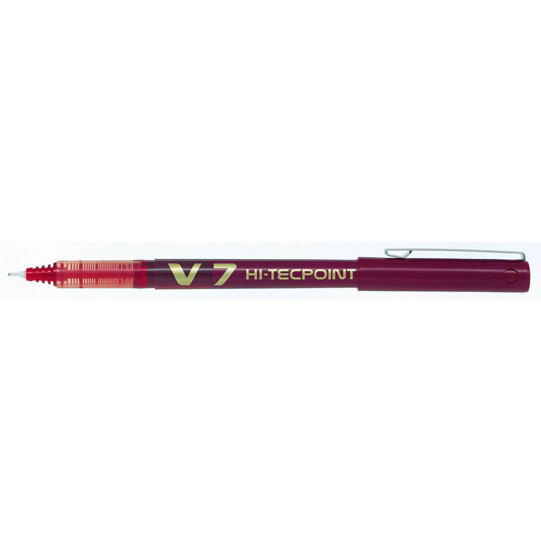 Rotulador Pilot hi-tecpoint V7 rojo