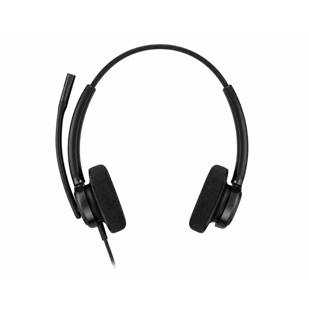 Auricular cable POLY biaural almohadilla espuma