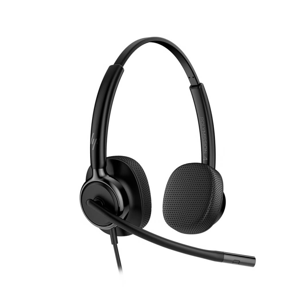 Auricular cable POLY biaural coixinet pell