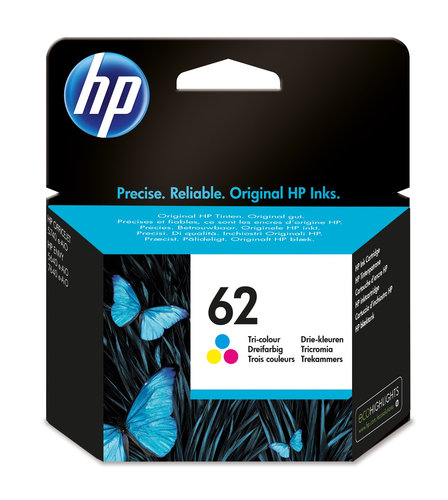 Cartutx de tinta original HP 62 Tri-color