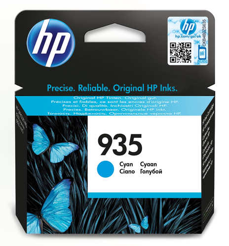 Cartucho de tinta original HP 935 cian