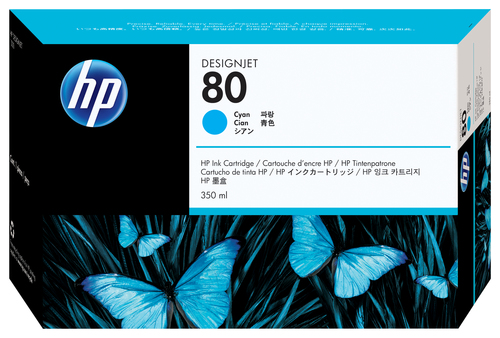 HP DesignJet 1000/1050c cian nº80 175ml.