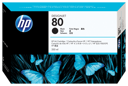 HP DesignJet 1000/1050c negro nª80