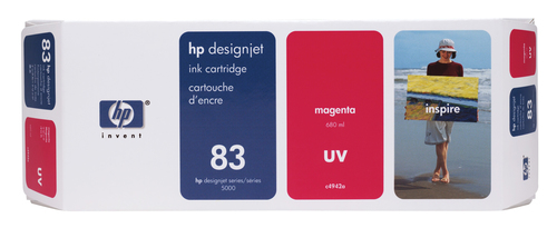 Cartucho de tinta original HP 83 magenta