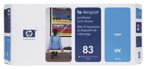Cabezal de tinta original HP 83 cian