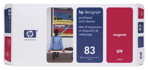 Cabezal de tinta original HP 83 magenta