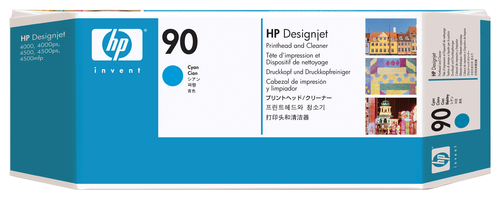 HP capçal cian nº90 DesignJet 4000/4500