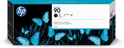 Cartutx de tinta original HP 90 negre 775ml