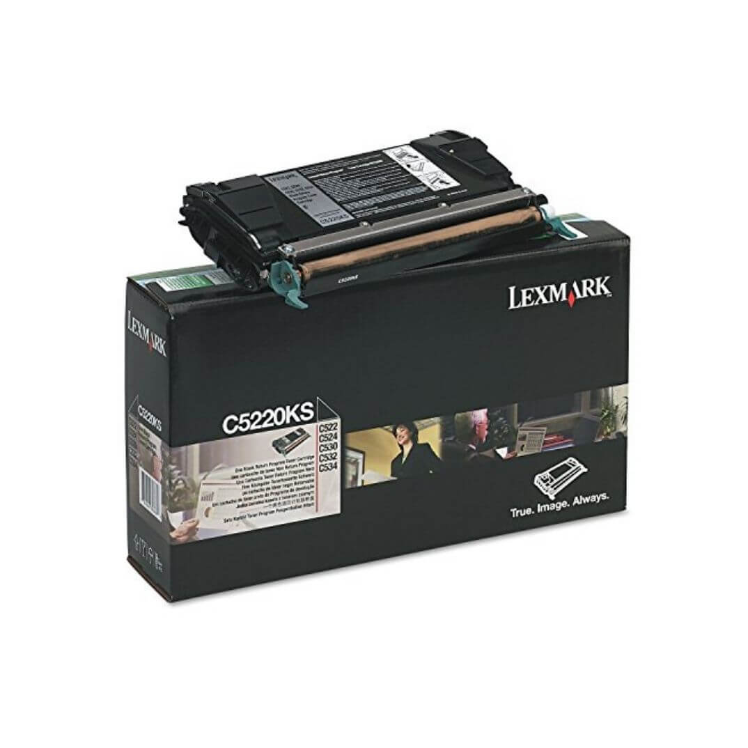 Lexmark tóner làser negre c522n retornable