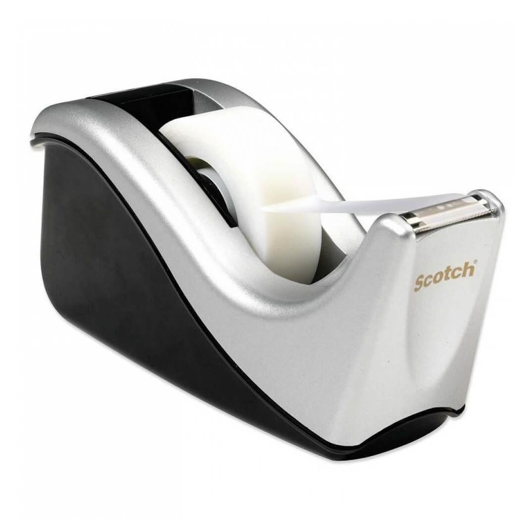 Dispensador Scotch® C60-ST negro y plata