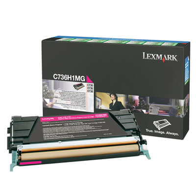 Tóner Lexmark c736 magenta alto rendimiento