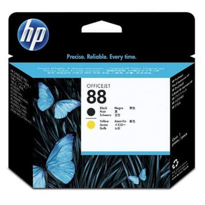 HP capçal impressió original 88 negre i groc