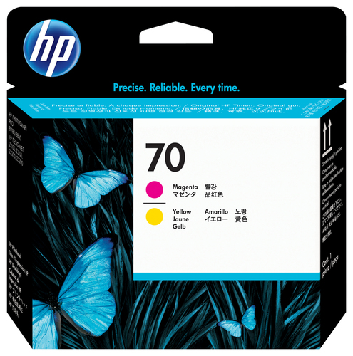 HP cabezal inyeccion tinta nº 70 amarillo /magenta