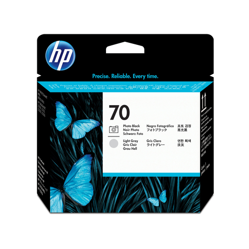 HP cabezal inyeccion tinta nº 70 negro/gris claro