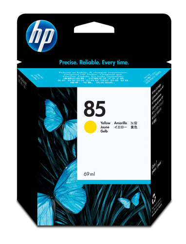 HP desingjet 130 cartucho tinta amarillo 69ml nº85