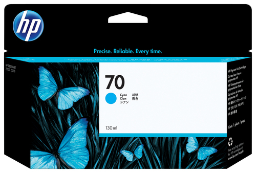 HP cartucho inkjet nº 70 cian / b9810