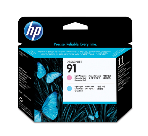 HP cabezal inyeccion nº 91 magenta claro+cian clar