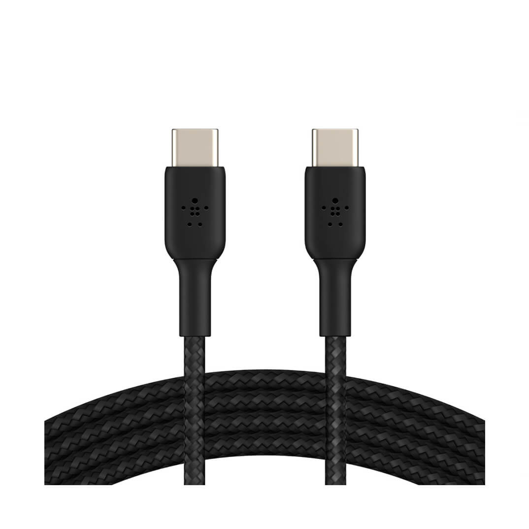 Cable trenat usb-c /usb-c mascle mascle 1 metre