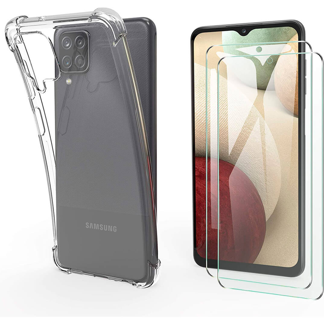 Funda i vidre temperat per a Samsung Galaxy A12