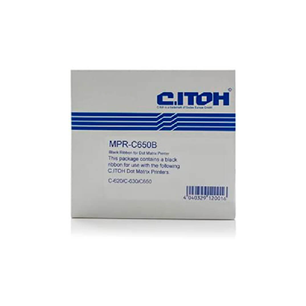 Cinta compatible para C.ITOH C620 C630 C650 negro