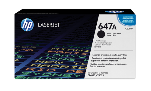 Cartutx de tòner original LaserJet HP 647A negre