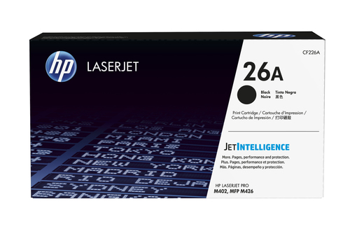 Cartucho de tóner original LaserJet HP 26A negro
