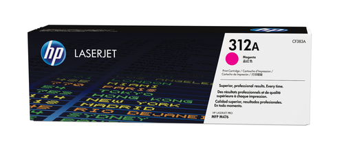 Cartucho tóner original LaserJet HP 312A magenta
