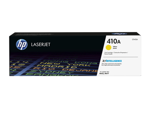 Cartucho tóner original LaserJet HP 410A amarillo