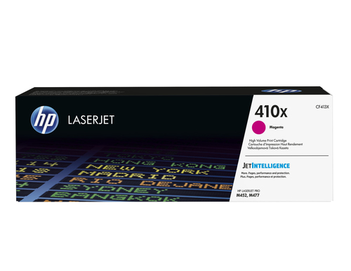 Cartucho tóner original LaserJet HP 410X magenta