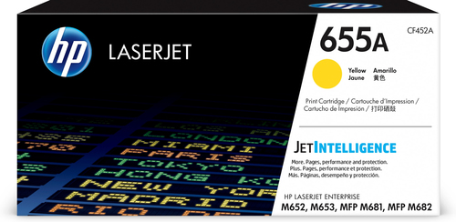 Cartutx de tòner original LaserJet HP 655A groc