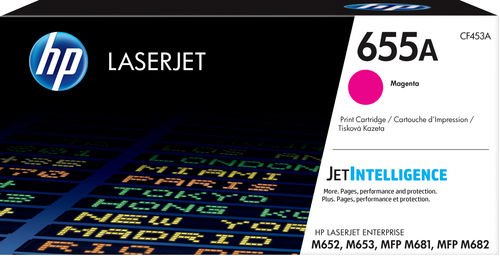 Cartucho tóner original LaserJet HP 655A magenta