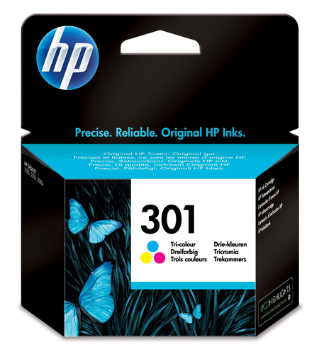 Cartutx de tinta original HP 301 tricolor